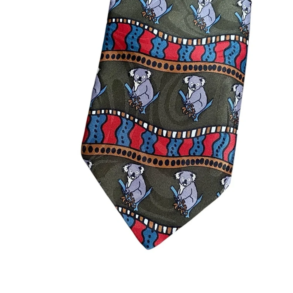 Vintage Koala In Tree A. Royale & Co Australia Neck Tie